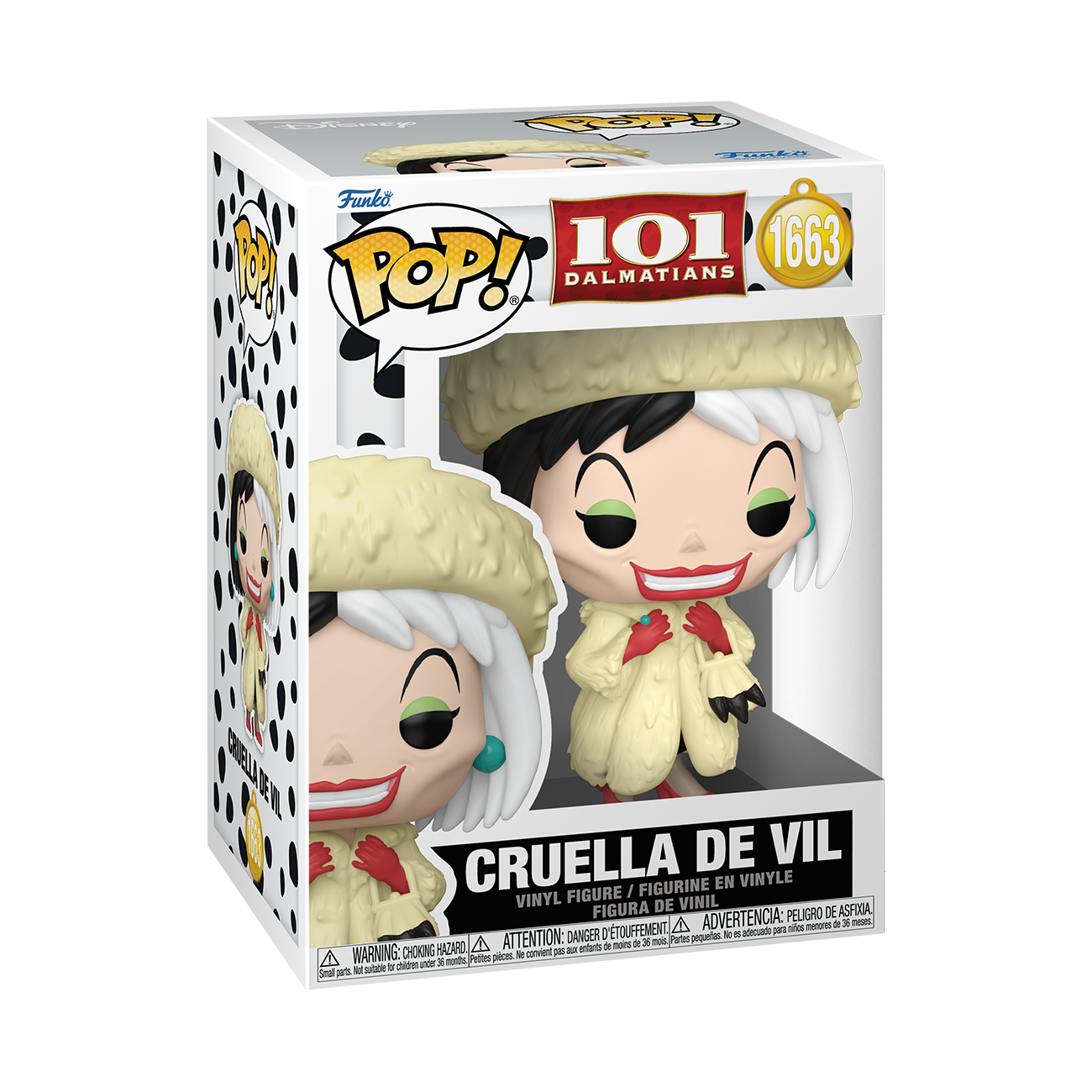 Funko Pop! CRUELLA CHASE #663 (Vista 2)