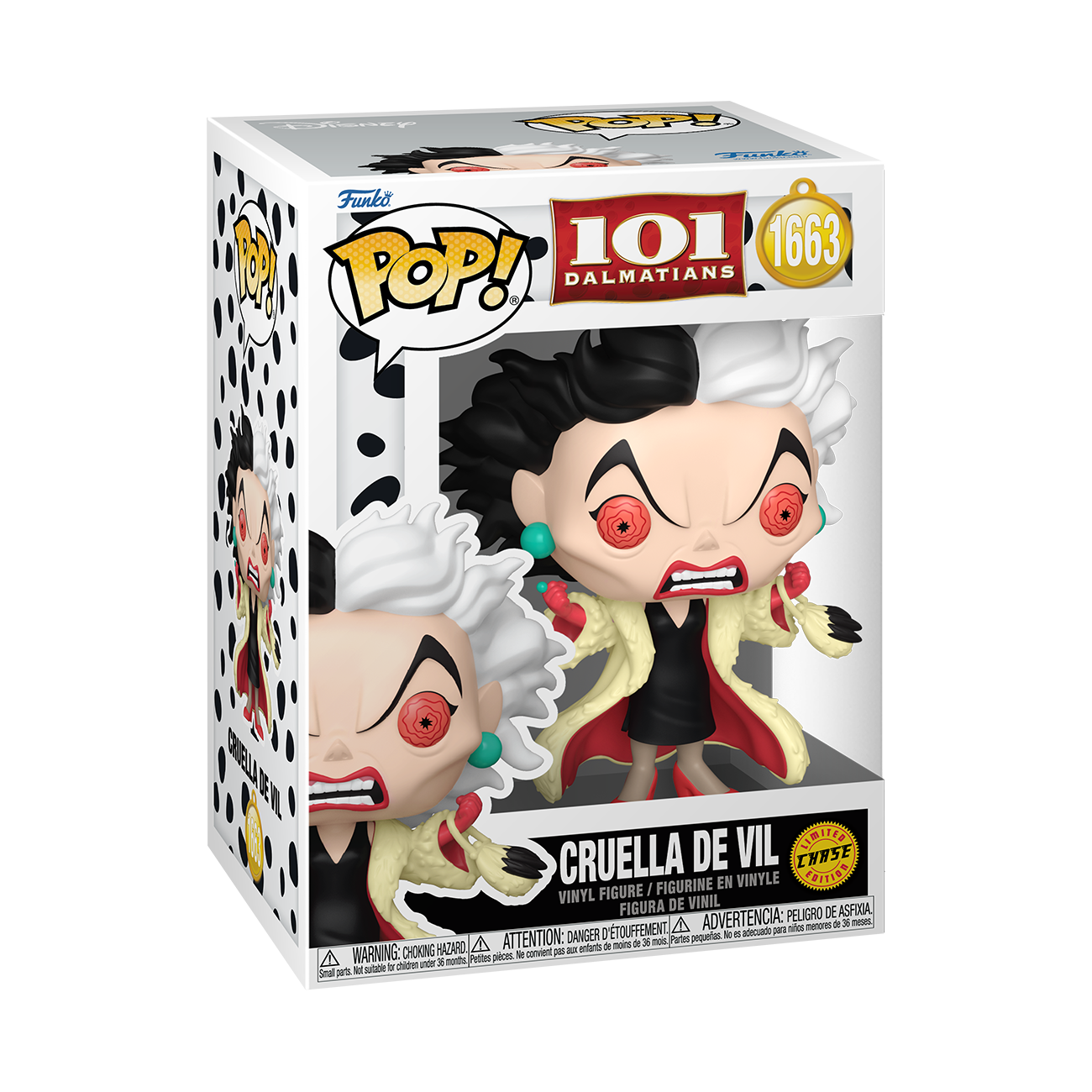 Funko Pop! CRUELLA CHASE #663 (Vista 4)