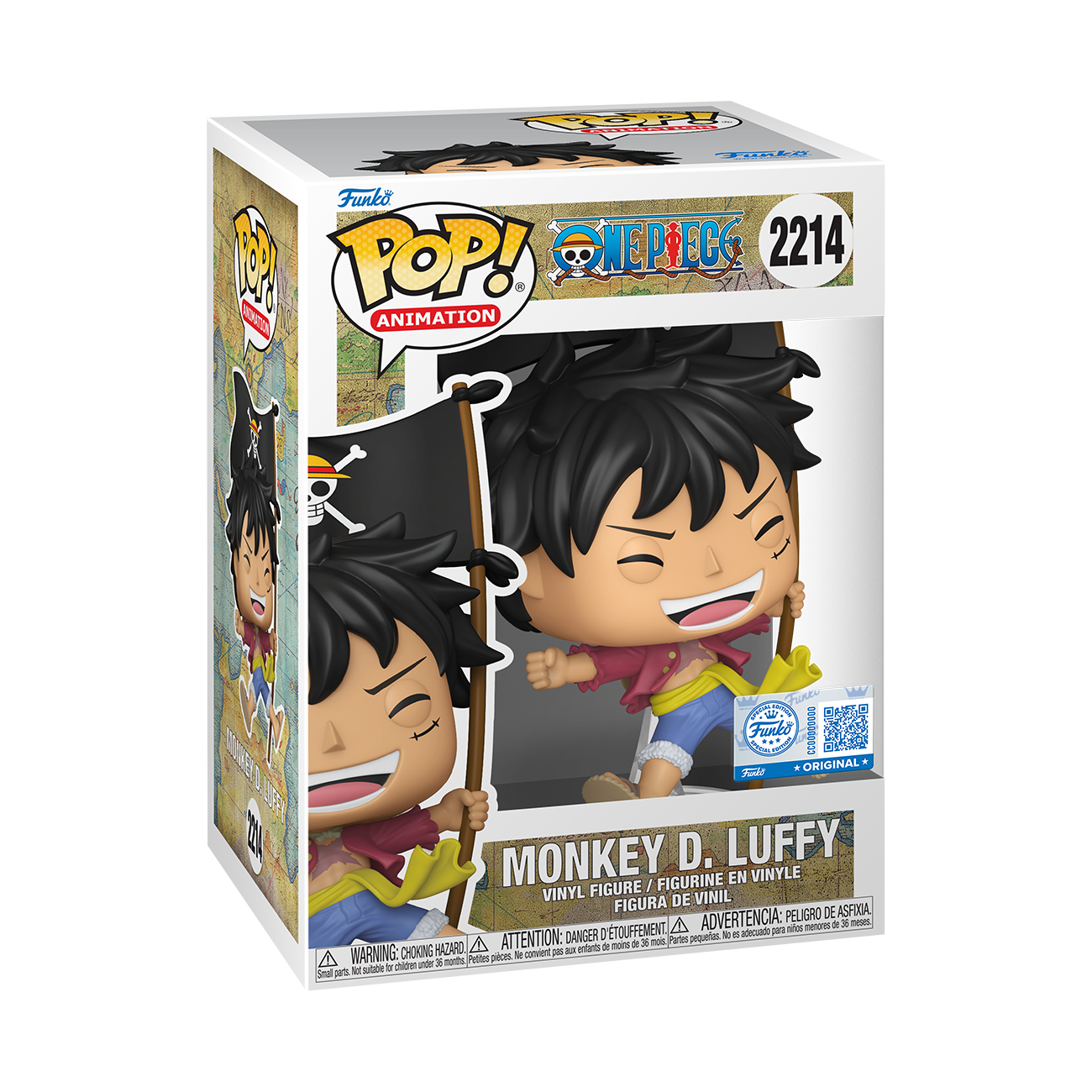 Funko Pop! MONKEY D LUFFY EXCLUSIVE #2214 (Vista 2)