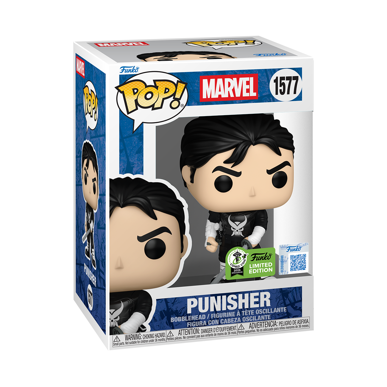 Funko Pop! Punisher #1545 (Vista 3)