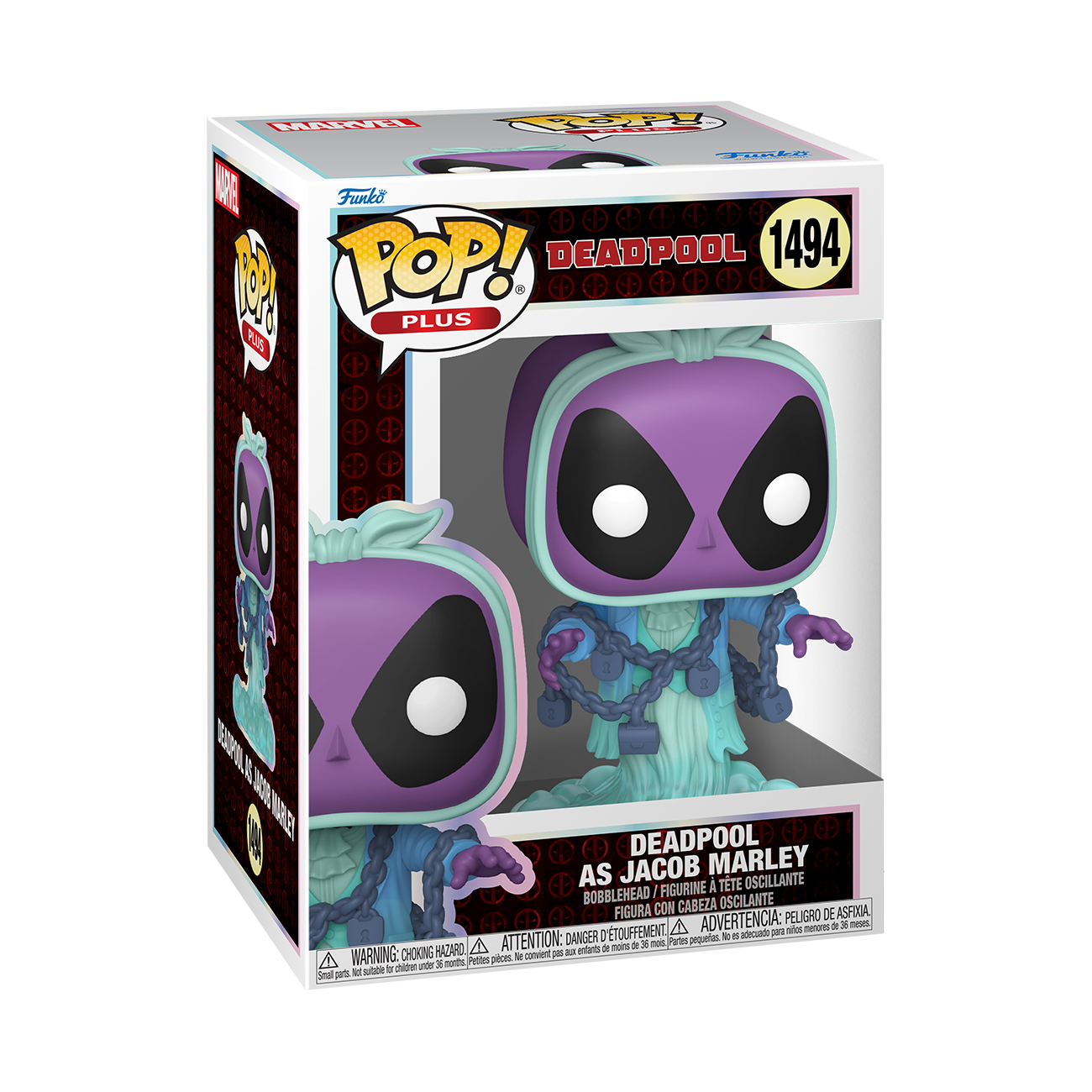 Funko Pop! Deadpool as Jacob Marley #1494 (Vista 2)